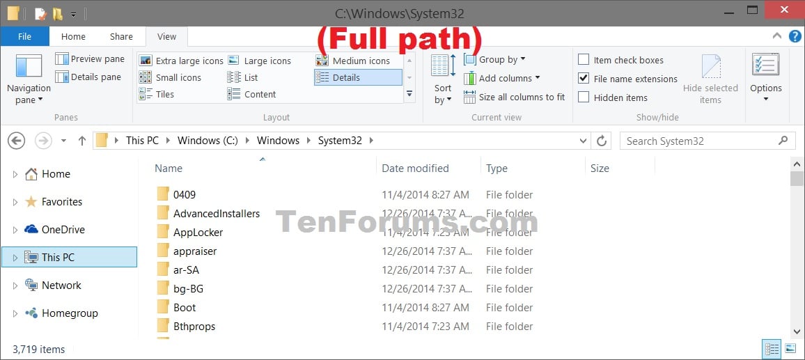 How To Show Full Folder Path On File Explorer Title Bar In Windows 10
