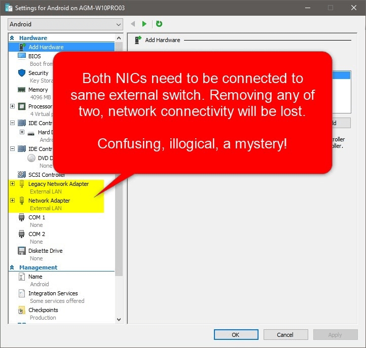 HyperV Virtual Machine does not have access Windows 10 Forums