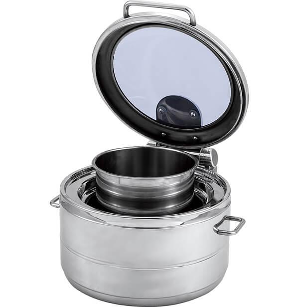 Catering Equipment Stainless Steel Luxury Induction Chafer Hydraulic Soup Warmer Tenko