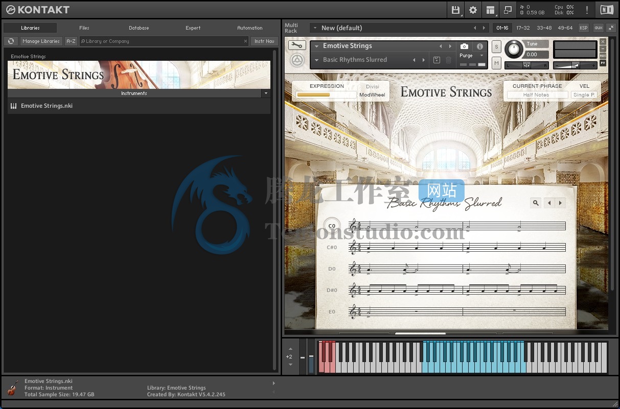 Native Instruments Emotive Strings Kontakt管弦乐音色库 腾龙工作室
