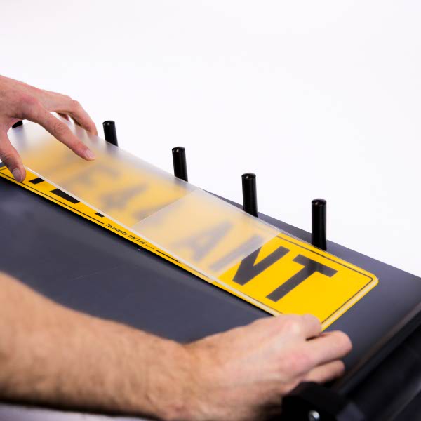 Make a 2Part Number Plate Tennants UK