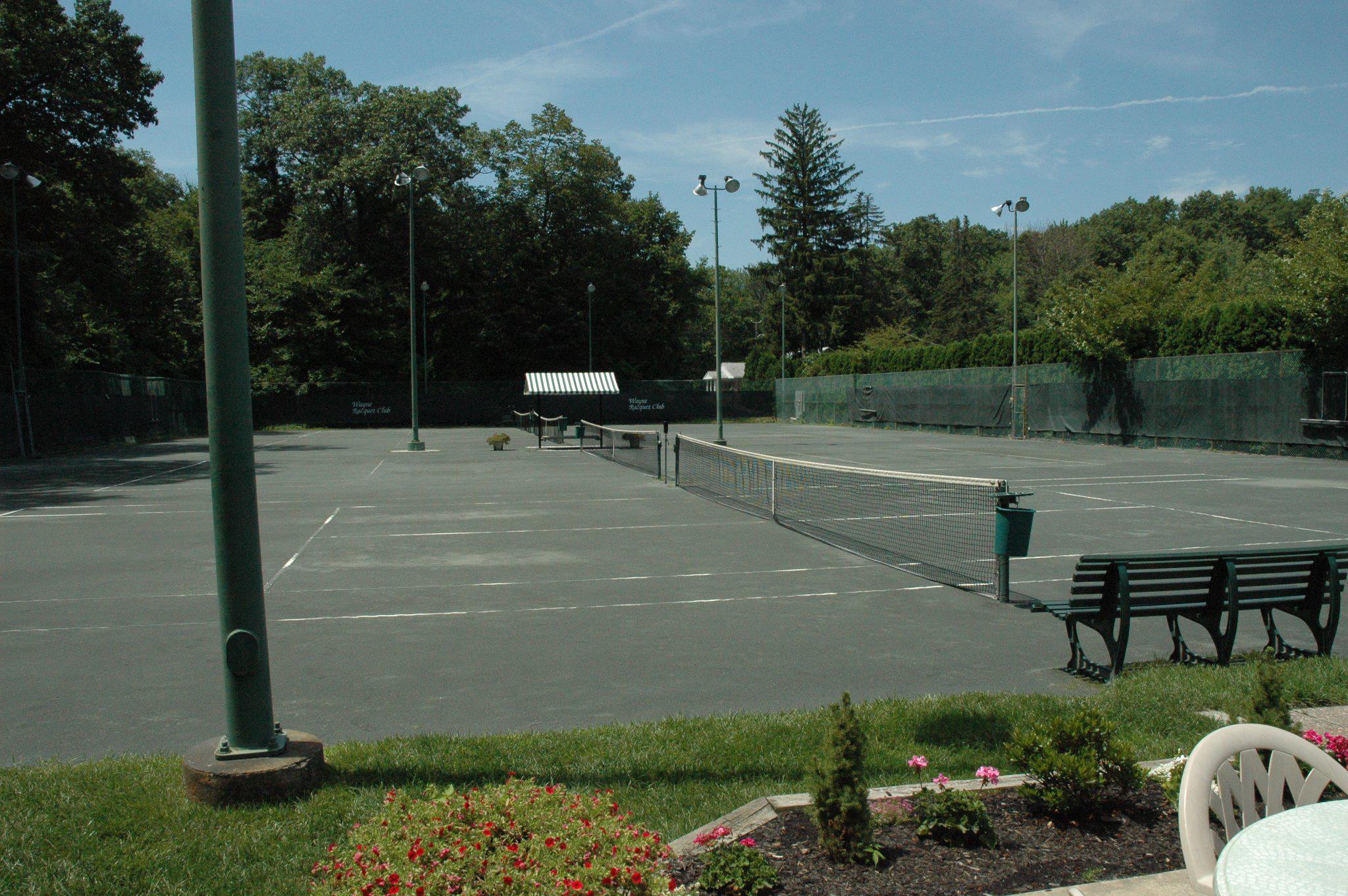 Wayne Racquet Club Tennis Courts Map Directory
