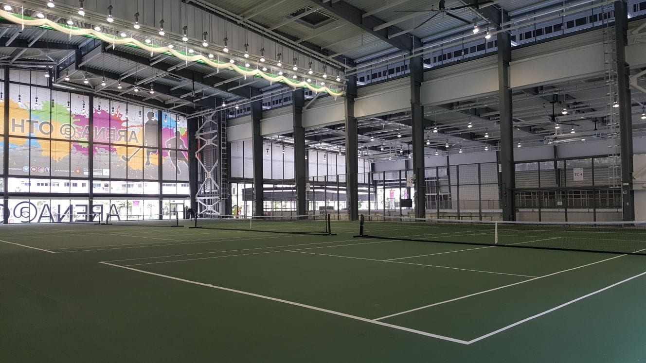 Tennis Lessons at Tampines Hub Indoor Tennis Courts