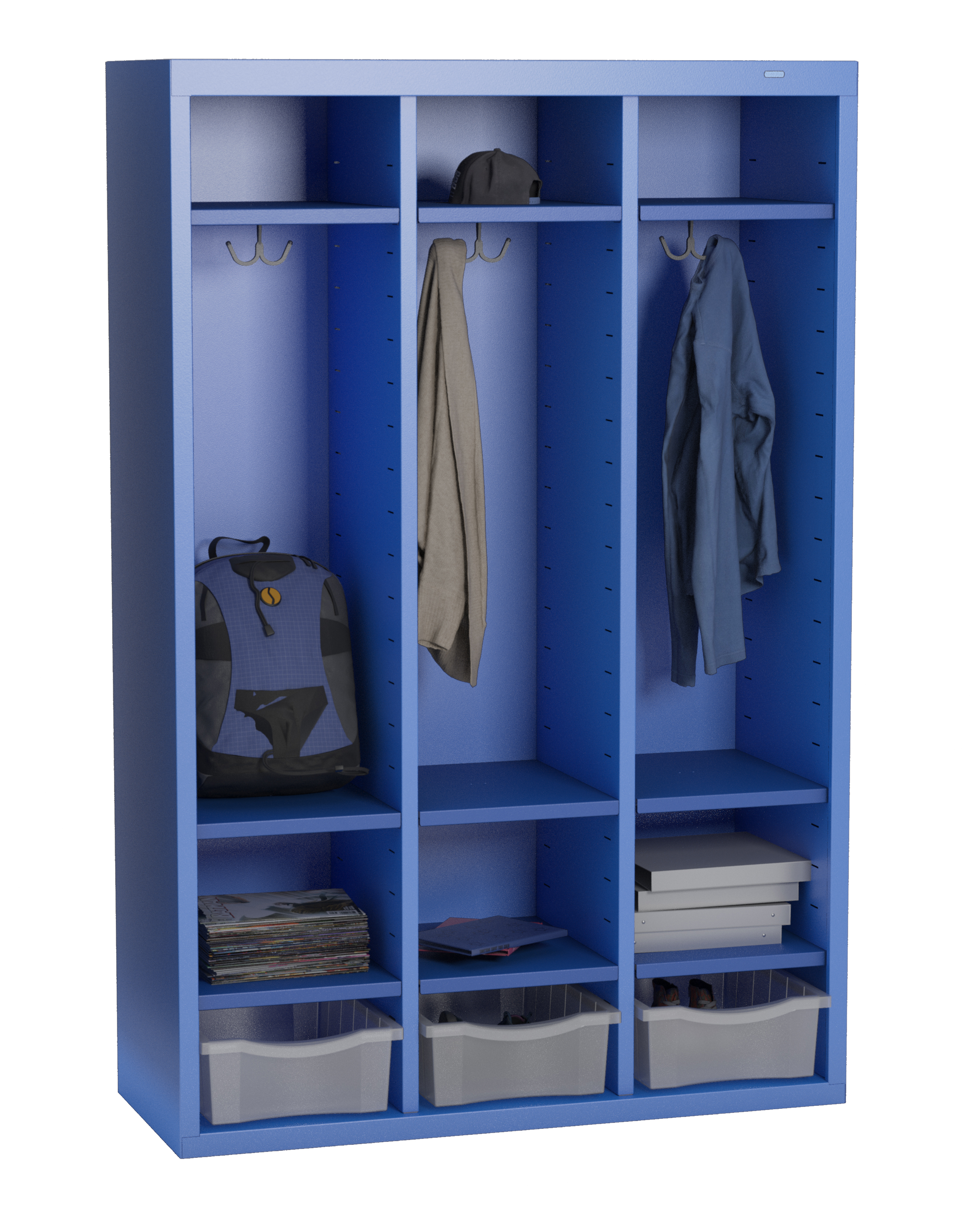 Tennsco Storage Made Easy 52" High Cubby with 12 Openings