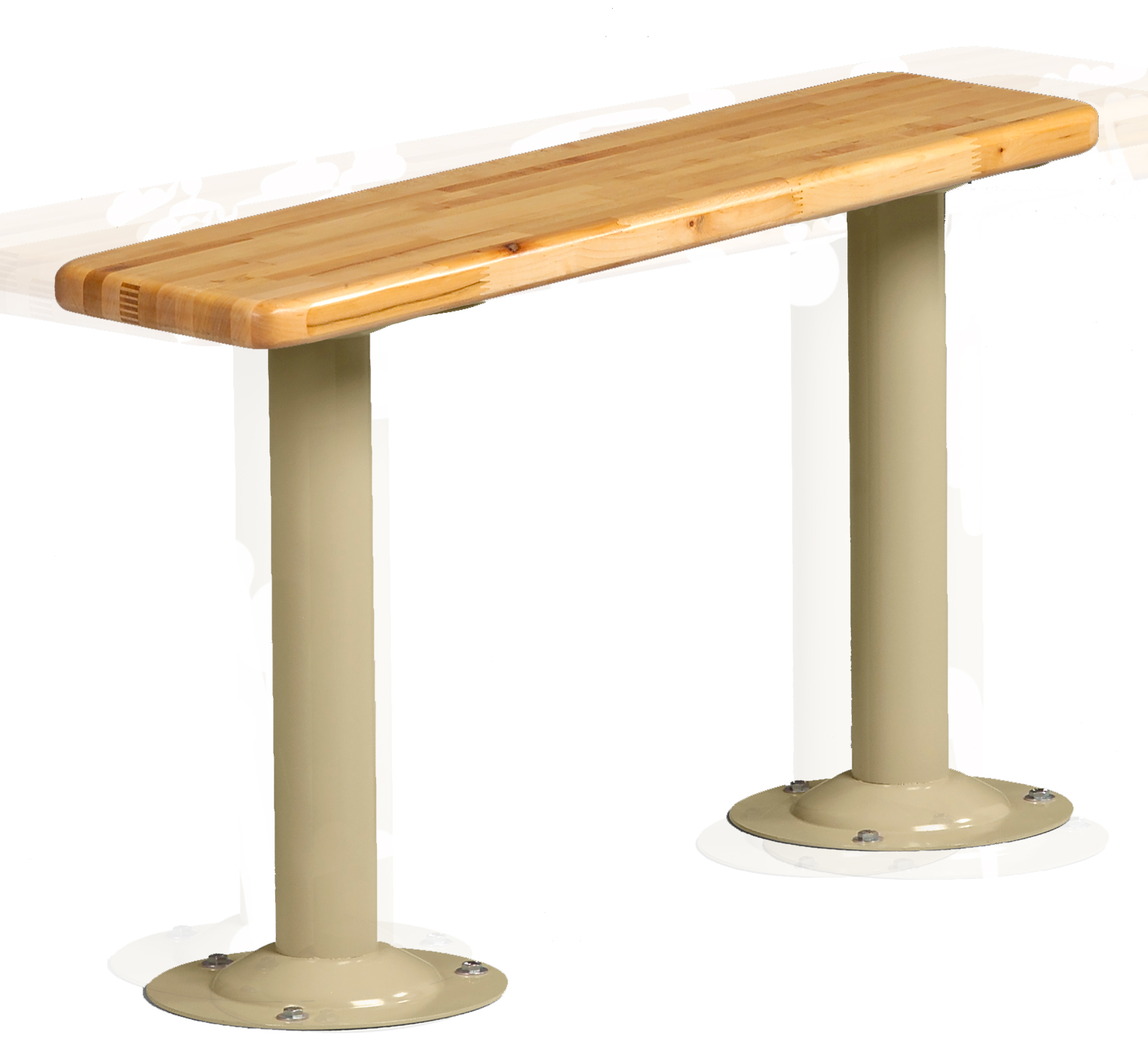 Tennsco Storage Made Easy 36" Maple Locker Bench