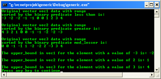 The C++ algorithm source codes of the standard template