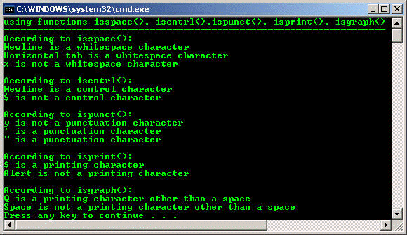 The C standard characters and strings programming tutorial through