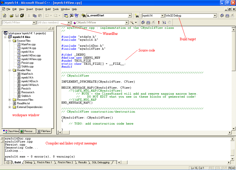 Module 1 Using Visual C++ 6.0, and Windows MFC Graphic User