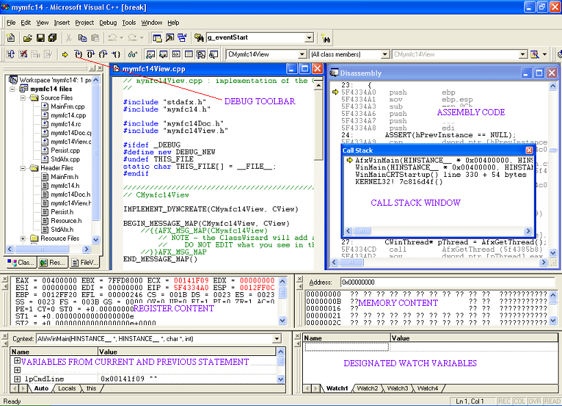 Module 1 Using Visual C++ 6.0, and Windows MFC Graphic User