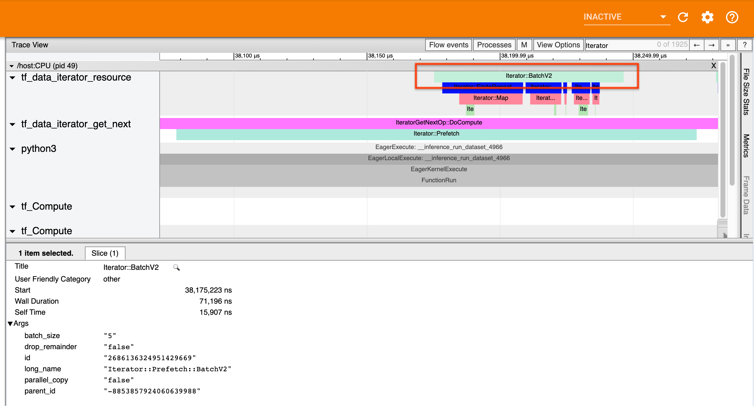 Analyze tf.data performance with the TF Profiler TensorFlow Core