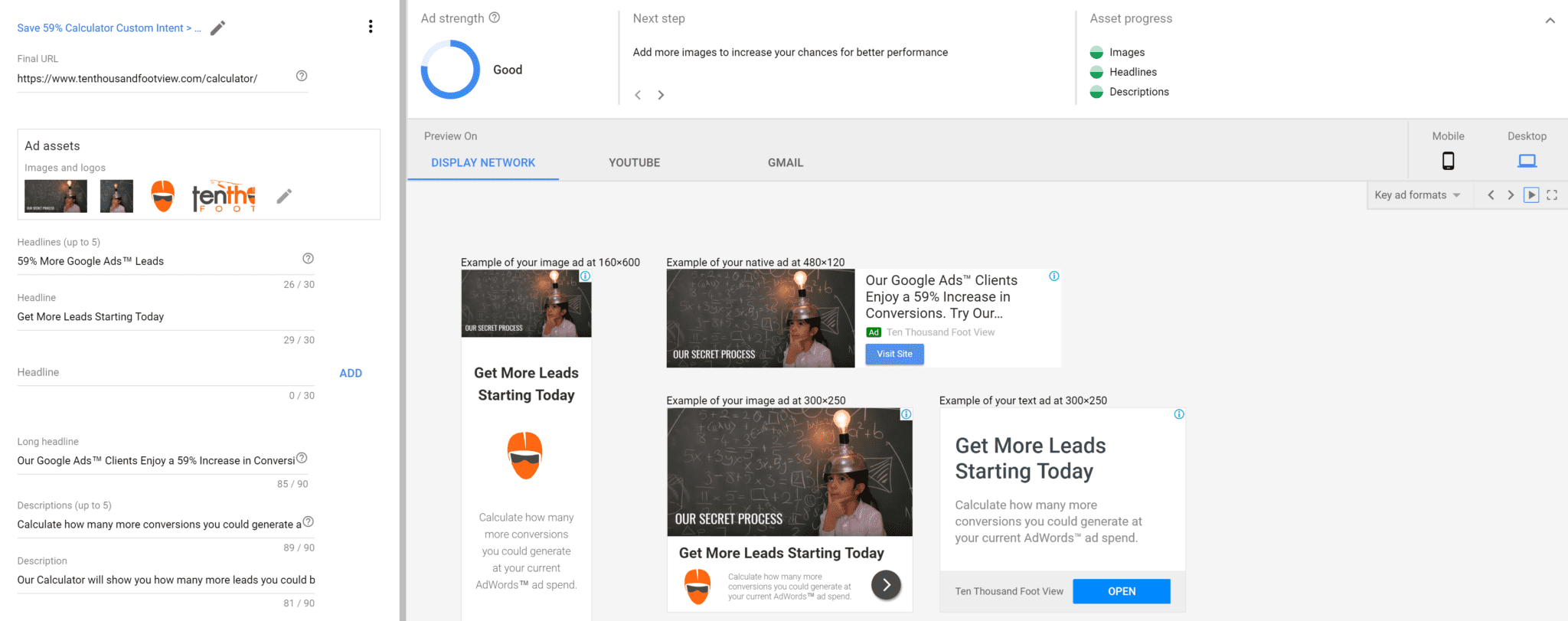 How To Implement The New Responsive Display Ads - Ten Thousand Foot View