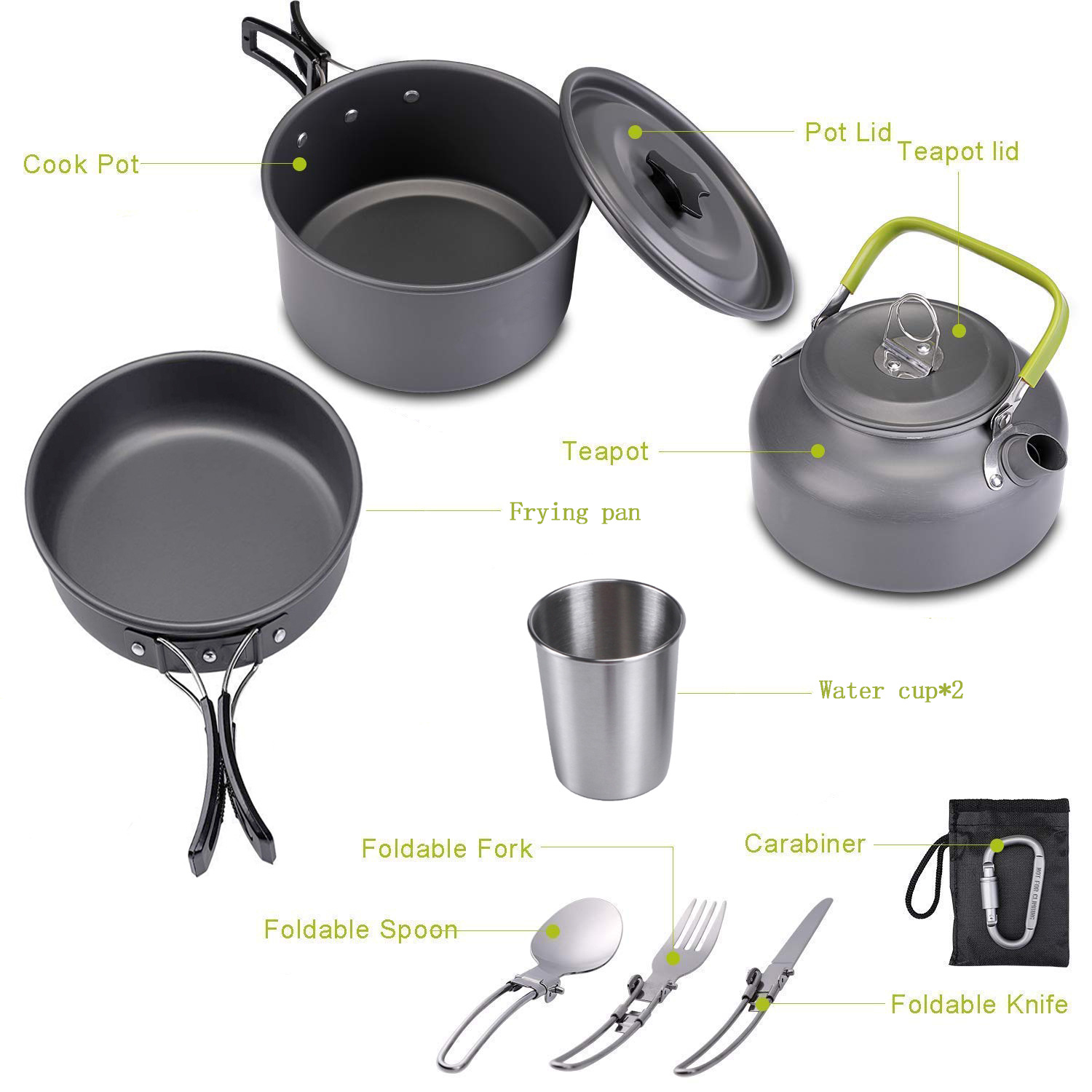 Camping Cookware Set TentMaster