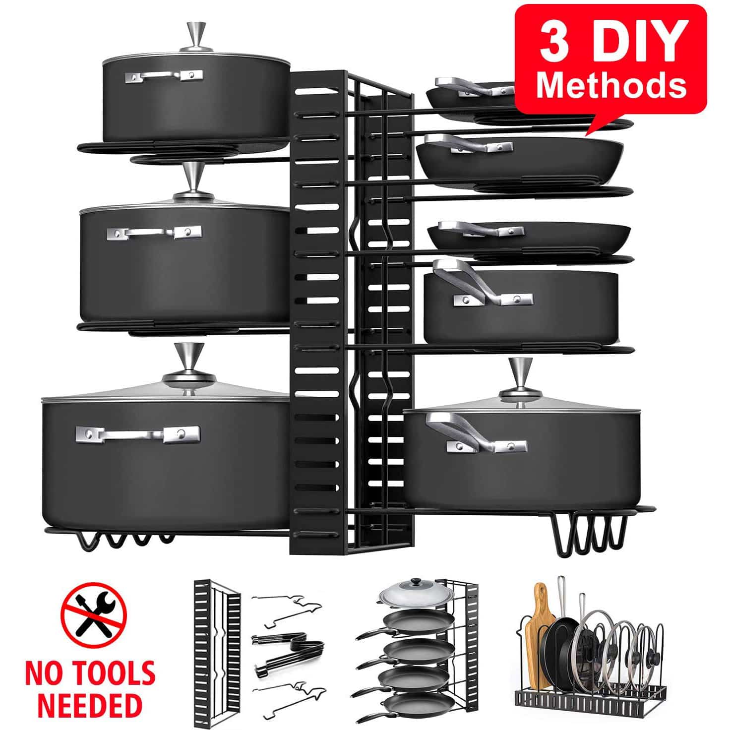 Top 10 Best Pot Pan Racks in 2023 Reviews Buyer's Guide