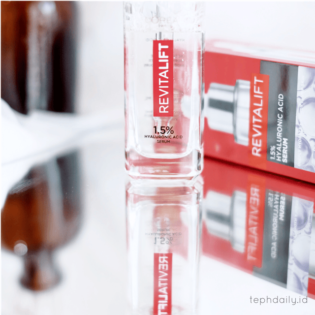L'oreal Paris Revitalift 1.5 HYALURONIC ACID SERUM Tephie's Daily Life
