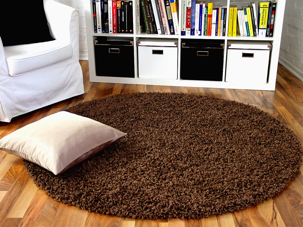 25 Genial Teppich Rund Braun