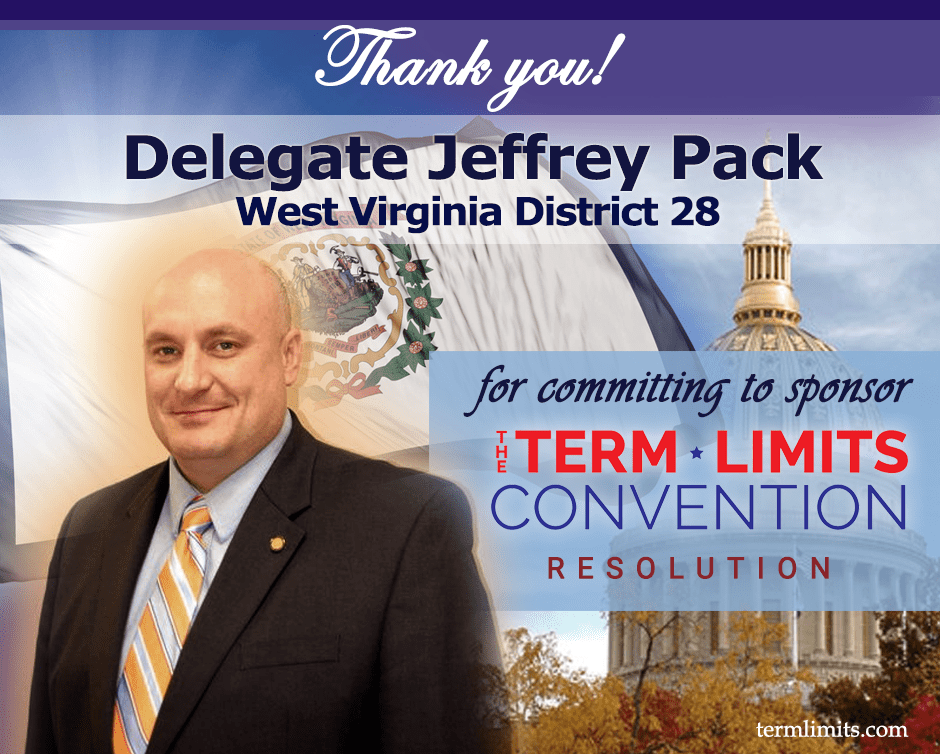 West Virginia Delegate Pack Commits to Sponsor Congressional Term Limits Resolution U.S. Term