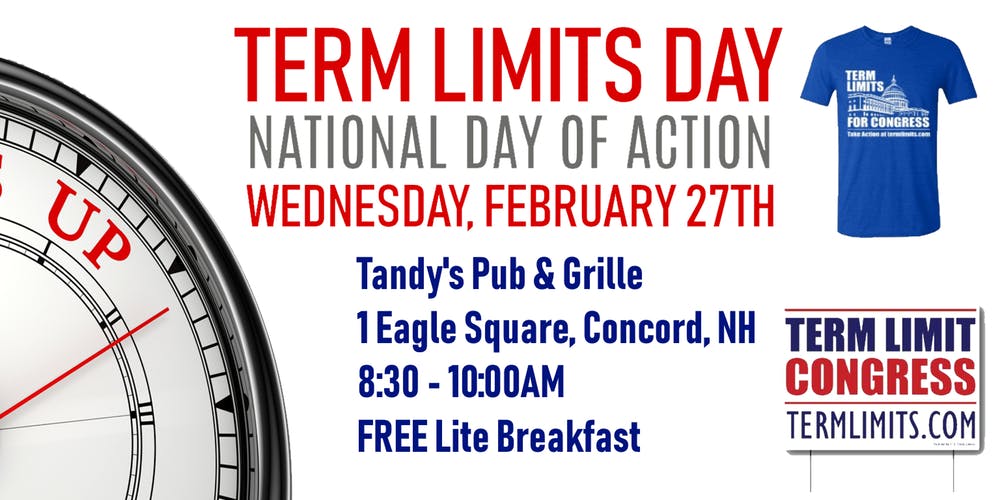 Term Limits Day Event in Concord, New Hampshire U.S. Term Limits