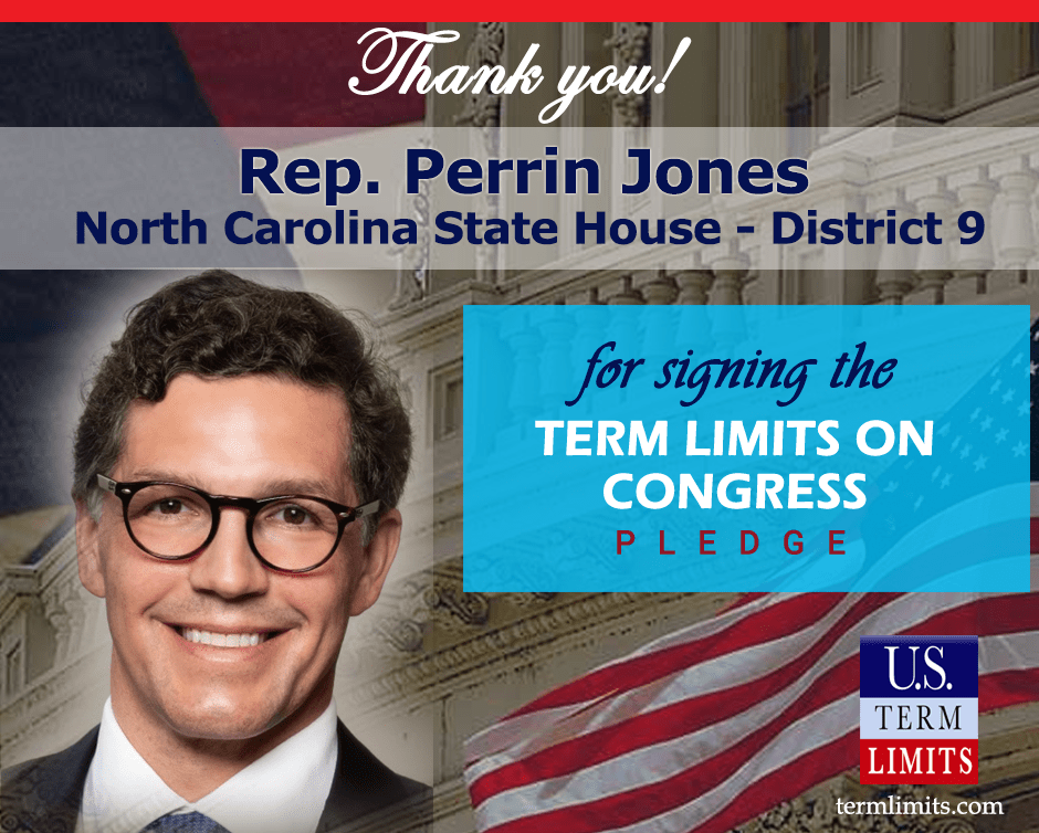 Rep. Perrin Jones Pledges to Support Congressional Term Limits U.S