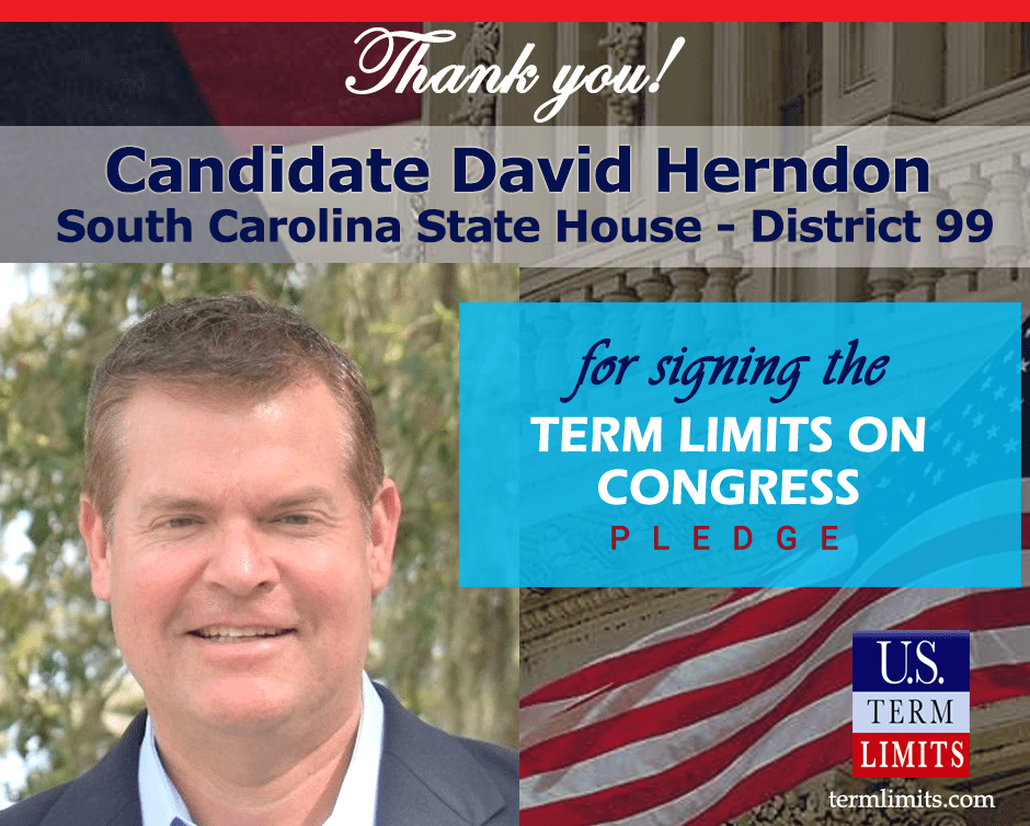 David Herndon Pledges to Support Congressional Term Limits U.S. Term