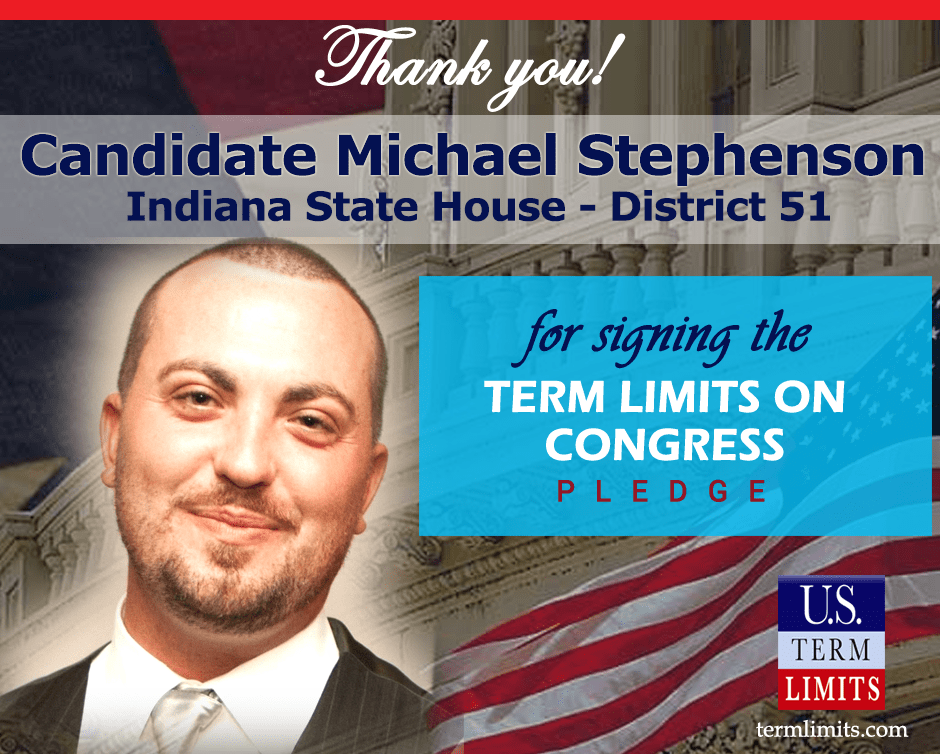 Michael Stephenson Pledges to Support Congressional Term Limits U.S