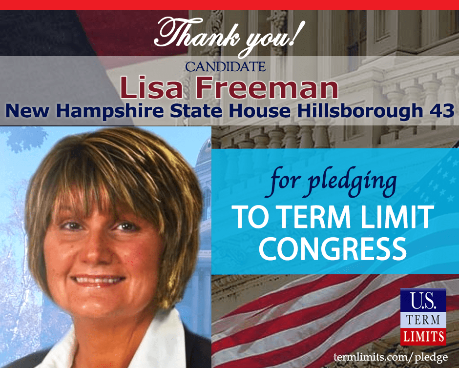 Lisa Freeman Pledges to Support Congressional Term Limits U.S. Term