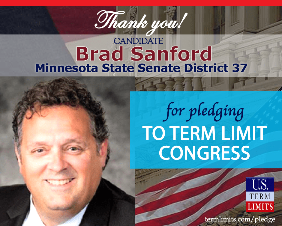 Brad Sanford Pledges to Support Congressional Term Limits U.S. Term Limits