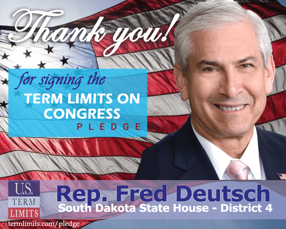 Rep. Fred Deutsch Pledges to Support Congressional Term Limits U.S