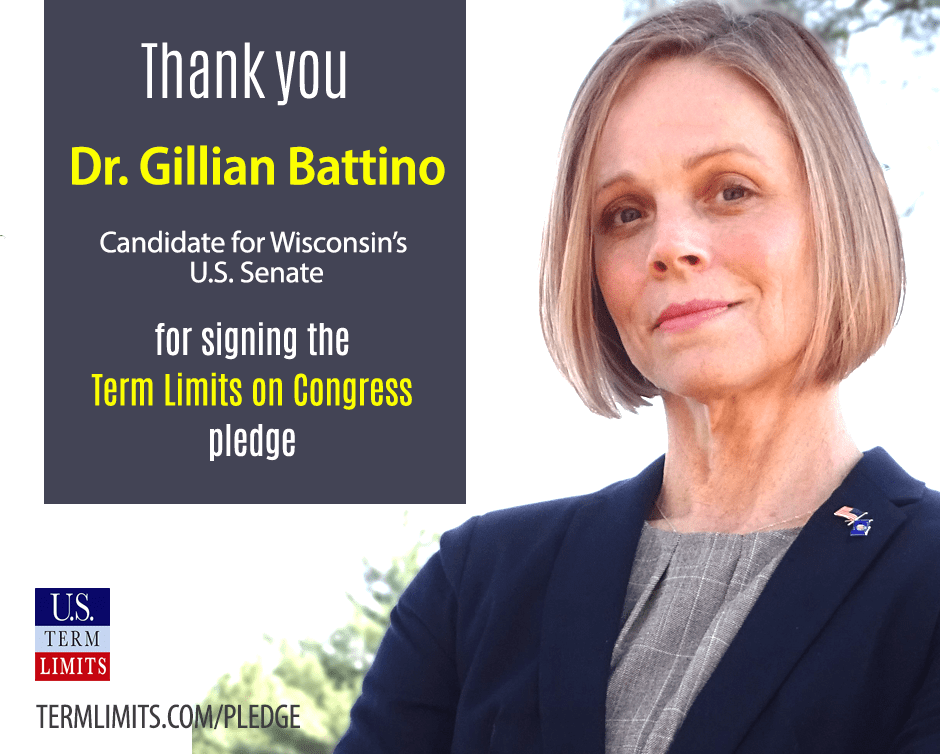 Dr. Gillian Battino Pledges to Support Term Limits on Congress U.S