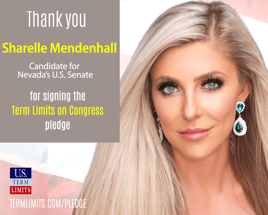 Sharelle Mendenhall Pledges to Support Term Limits on Congress U.S