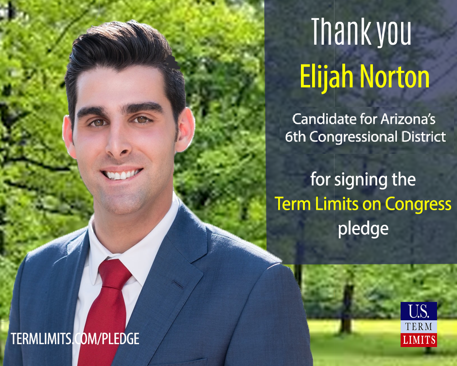 Elijah Norton Pledges to Support Term Limits on Congress U.S. Term Limits