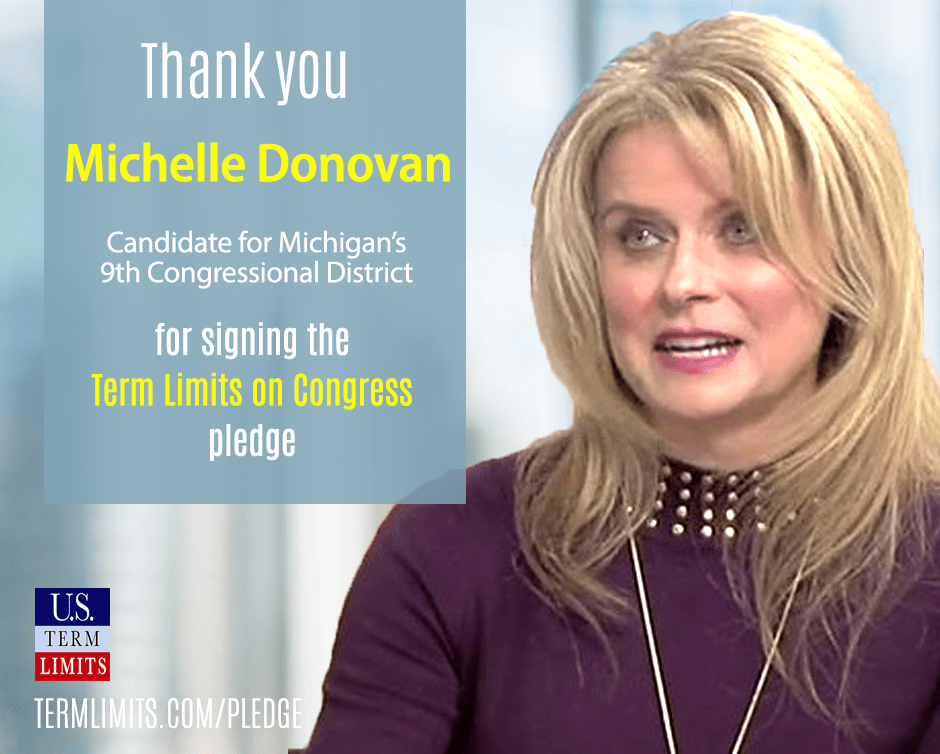 Michelle Donovan Pledges to Support Term Limits on Congress U.S. Term