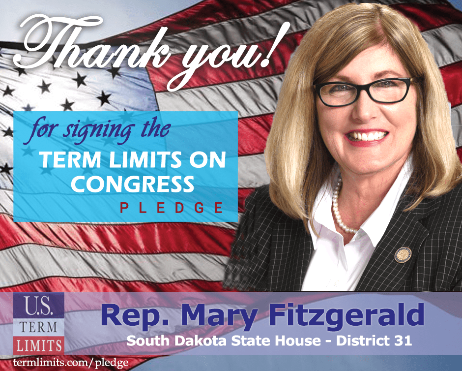 Rep. Mary Fitzgerald Pledges to Support Congressional Term Limits U.S