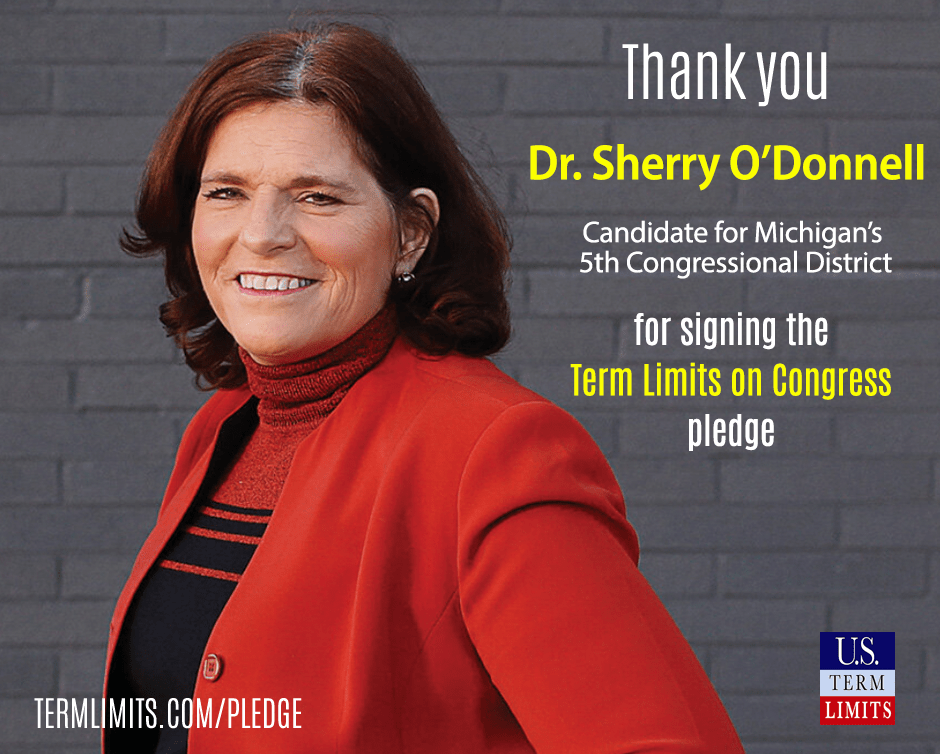 Dr. Sherry O'Donnell Pledges to Support Term Limits on Congress U.S