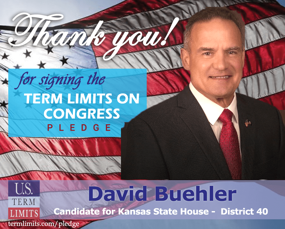 David Buehler Pledges to Support Congressional Term Limits U.S. Term