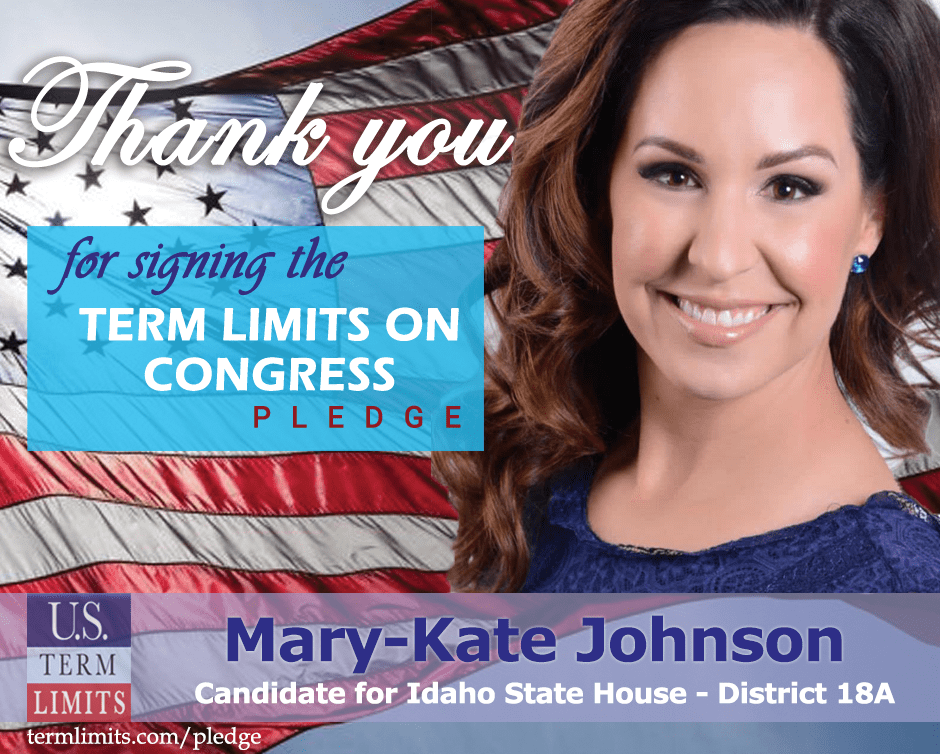 MaryKate Johnson Pledges to Support Congressional Term Limits U.S