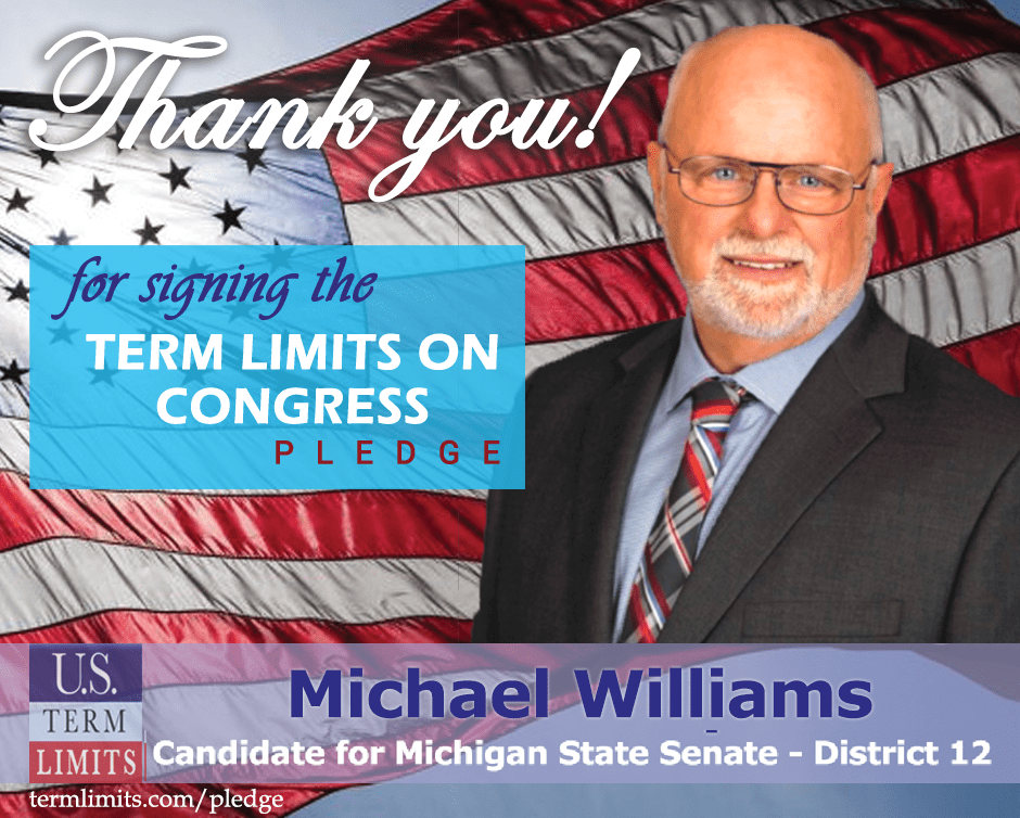Michael Williams Pledges to Support Congressional Term Limits U.S