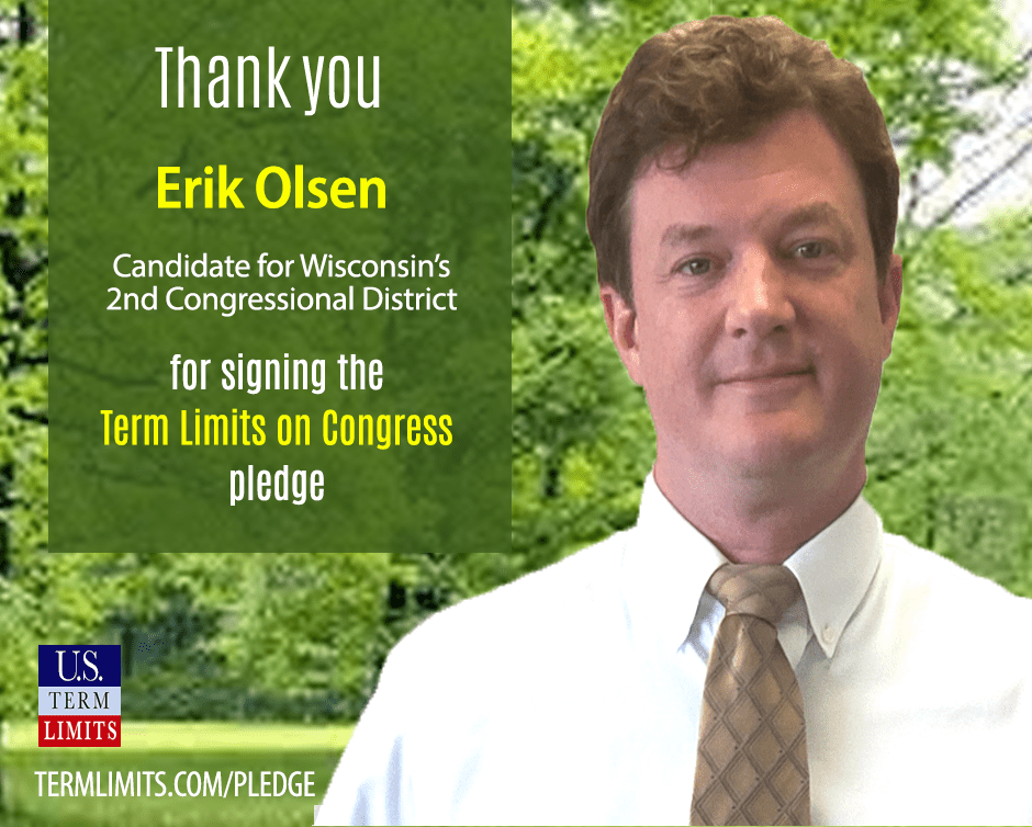 Erik Olsen Pledges to Support Term Limits on Congress U.S. Term Limits