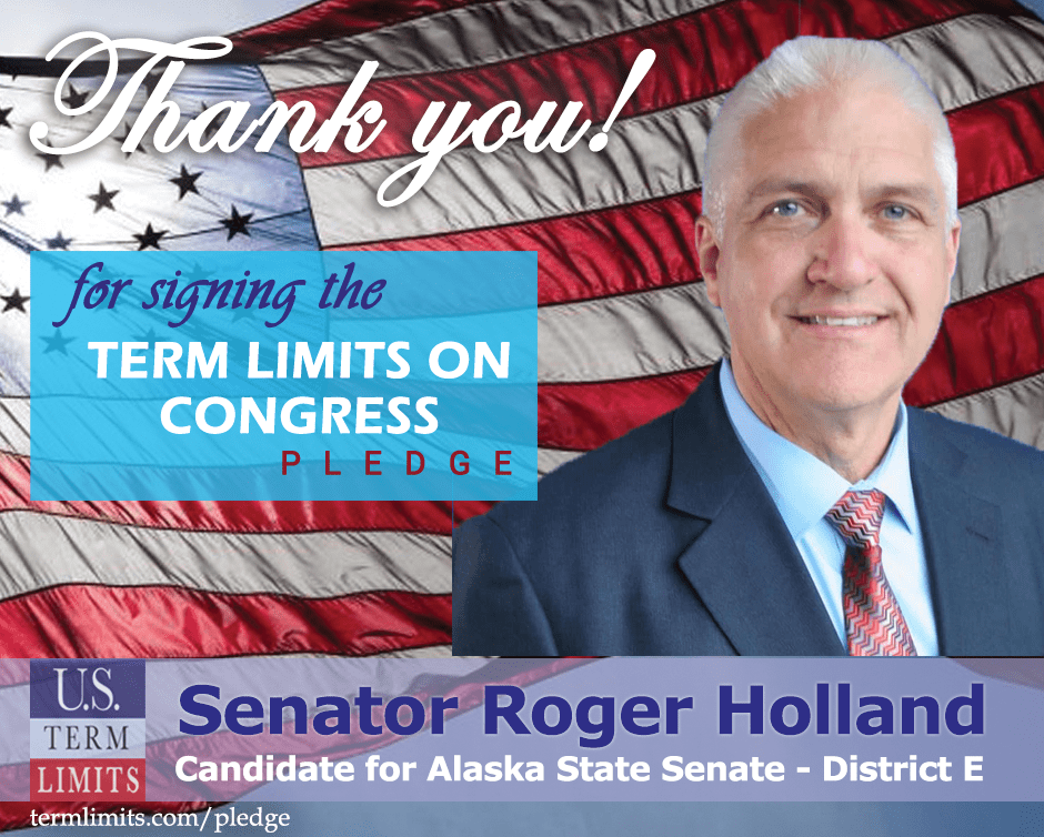 Senator Roger Holland Pledges to Support Congressional Term Limits U