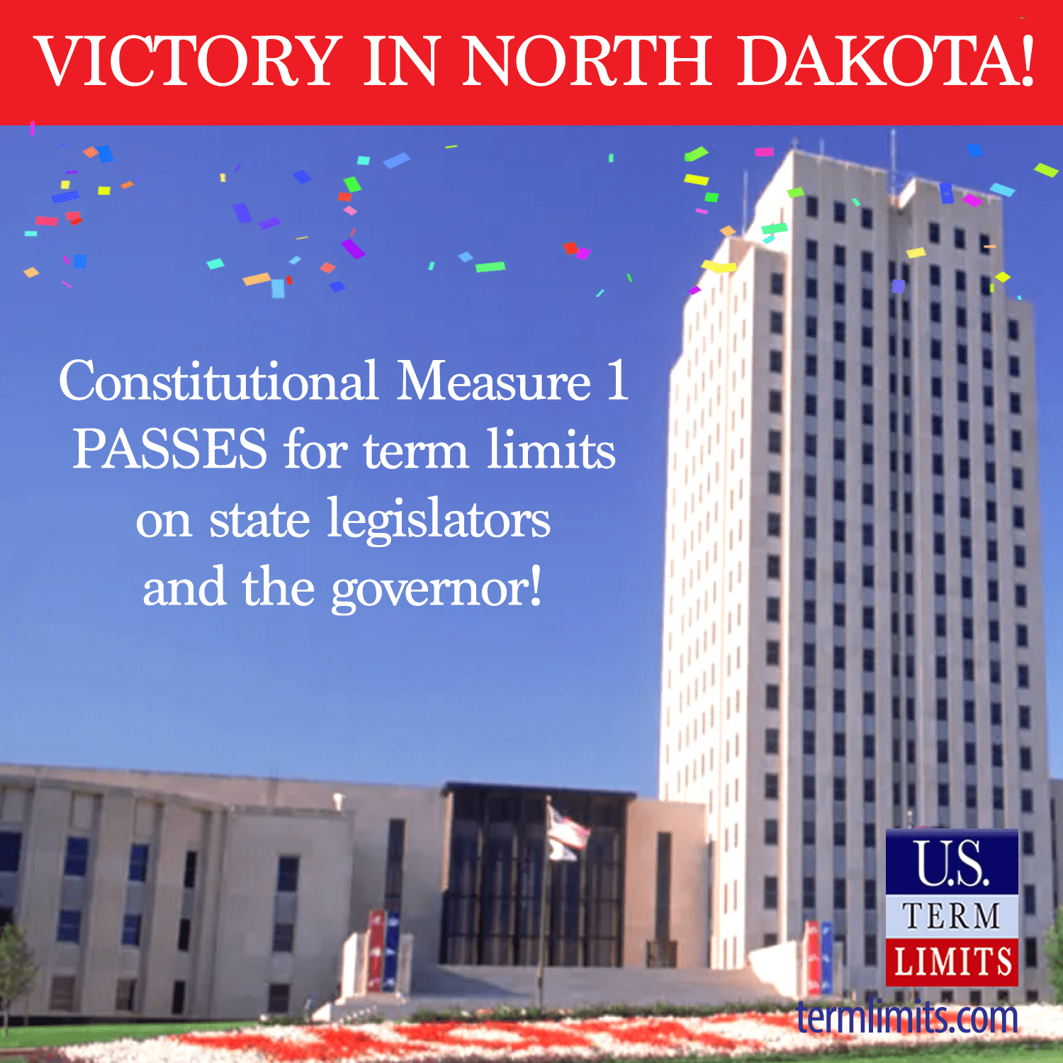 Term Limits is on the North Dakota Ballot as Initiated Measure No. 1