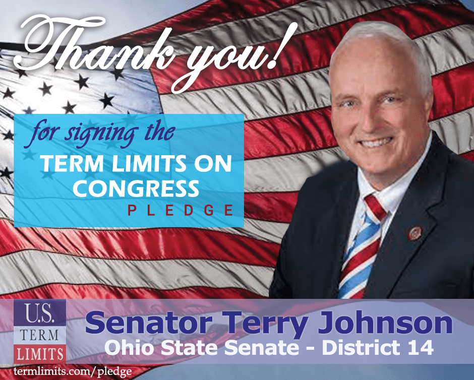 Senator Terry Johnson Pledges to Support Congressional Term Limits U