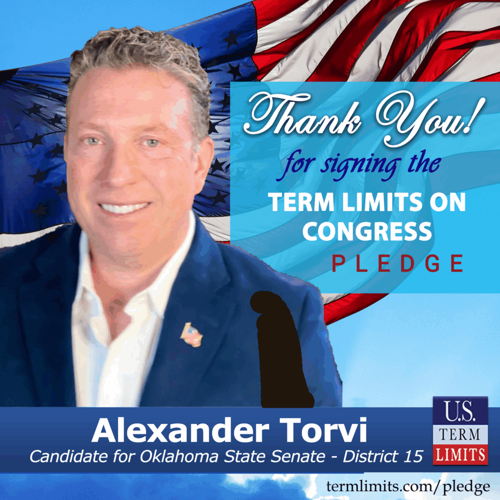 Alexander Torvi Pledges to Support Congressional Term Limits U.S