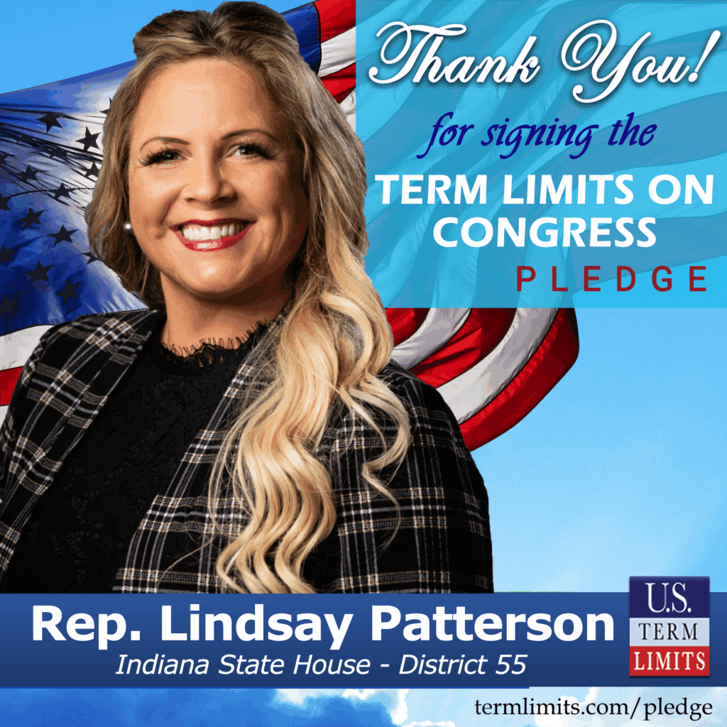 Rep. Lindsay Patterson Pledges to Support Congressional Term Limits U