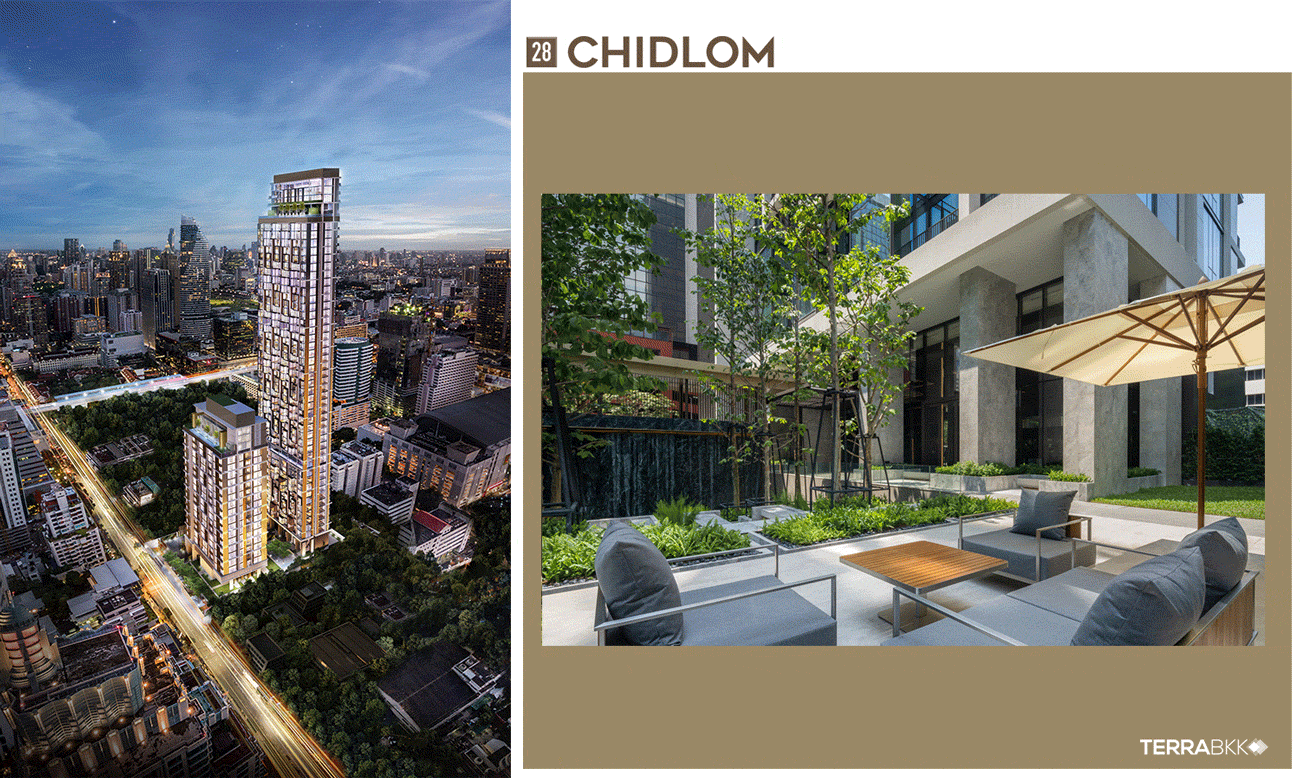 28 Chidlom คอนโดแห่งเดียวบนทำเลชิดลม ที่สร้างมูลค่าได้ตลอดกาล
