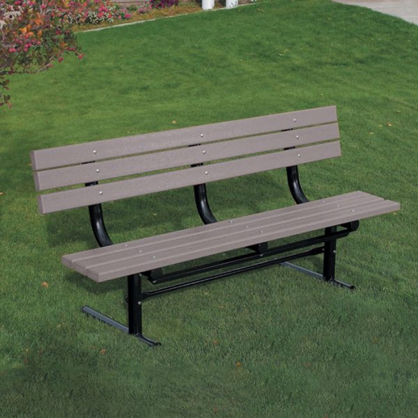 Traditional Recycled Plastic Park Bench