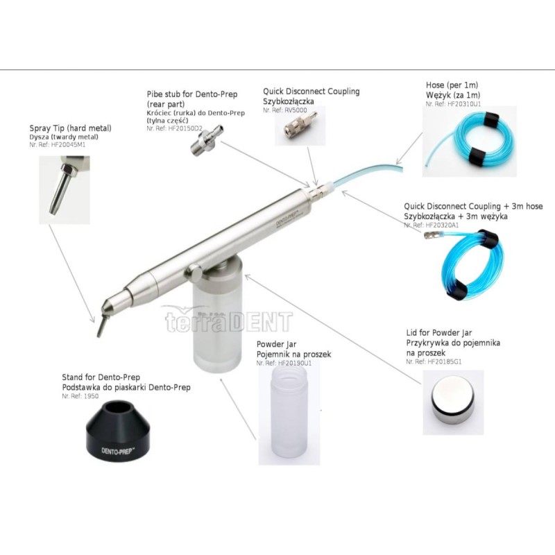 Microblaster Dento Prep dental sandblaster