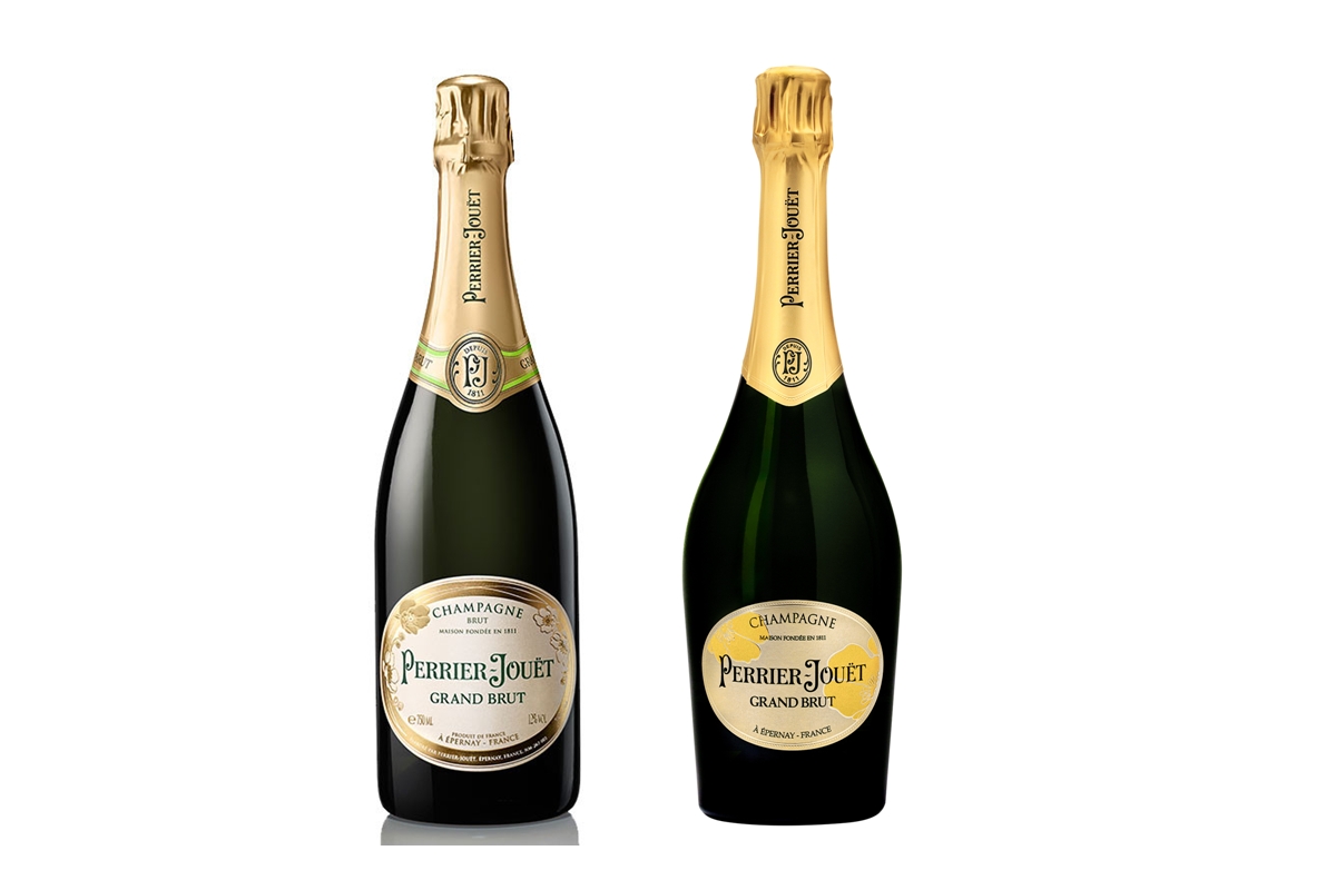 Les nouveaux habits du Grand Brut de PerrierJouët Les nouveaux