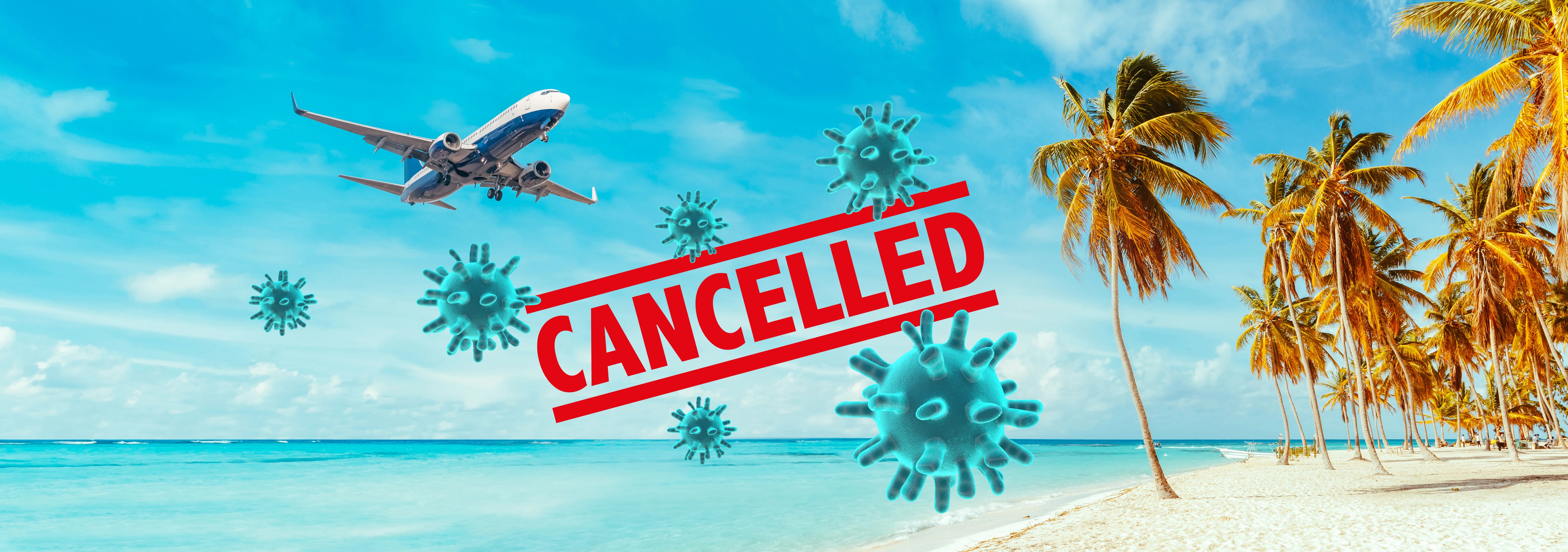 Cancellation of flights by the Coronavirus. Terryberry