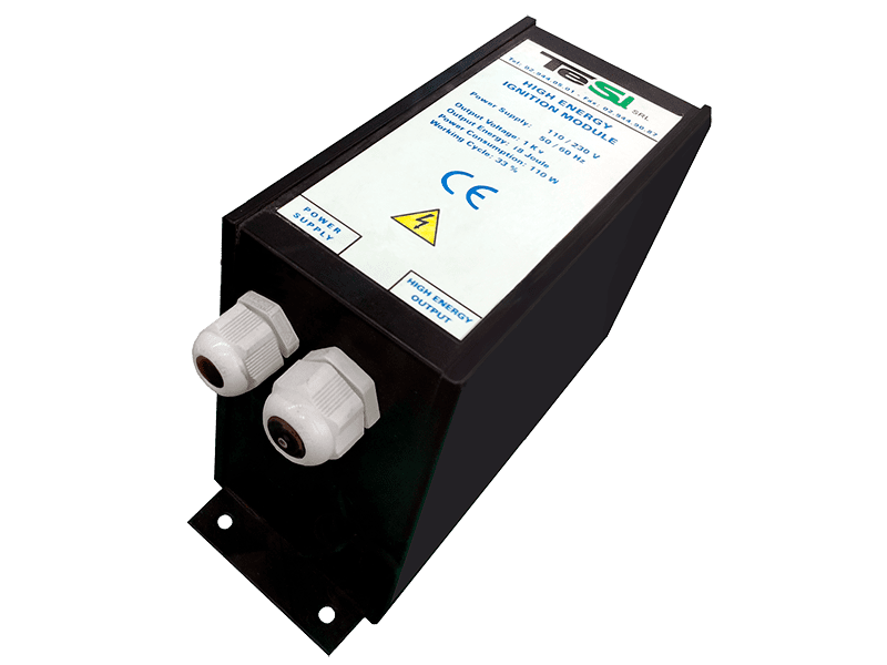 Ignition power unit for the flame ignition from a very long distance