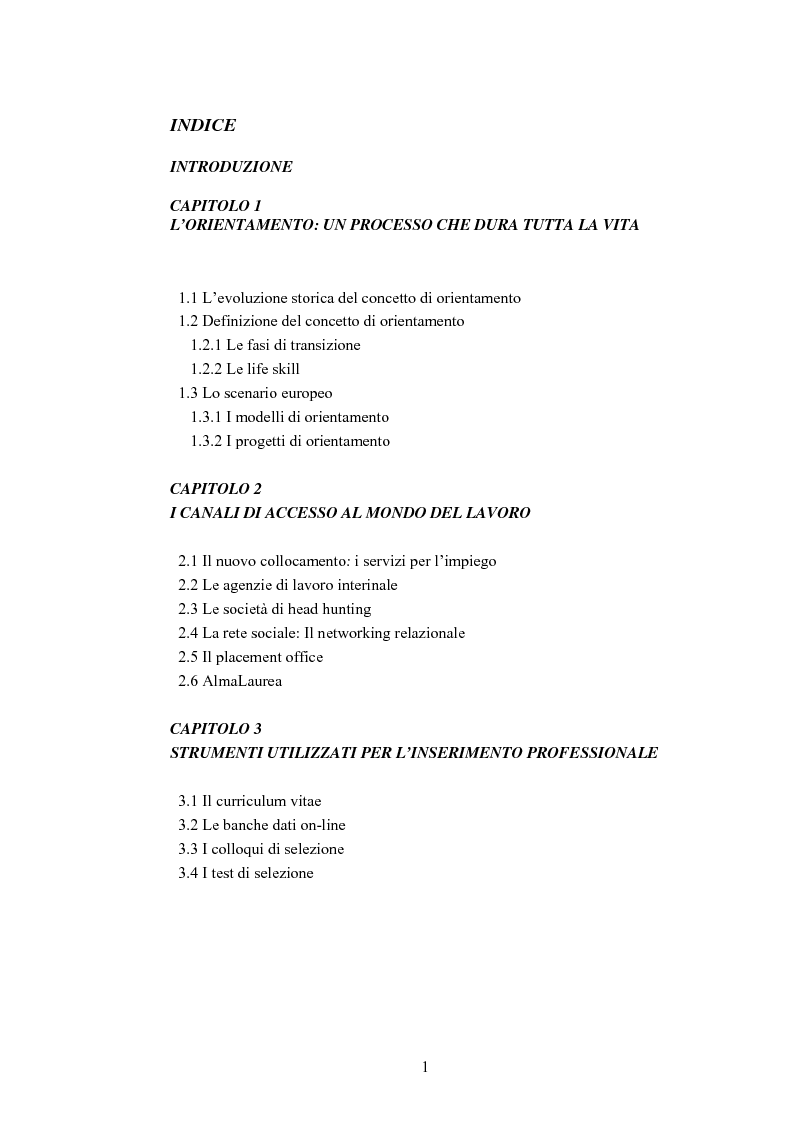 I Canali Di Accesso Al Mondo Del Lavoro - Indice - Pagina 1 Di 2 1123_x_793_png