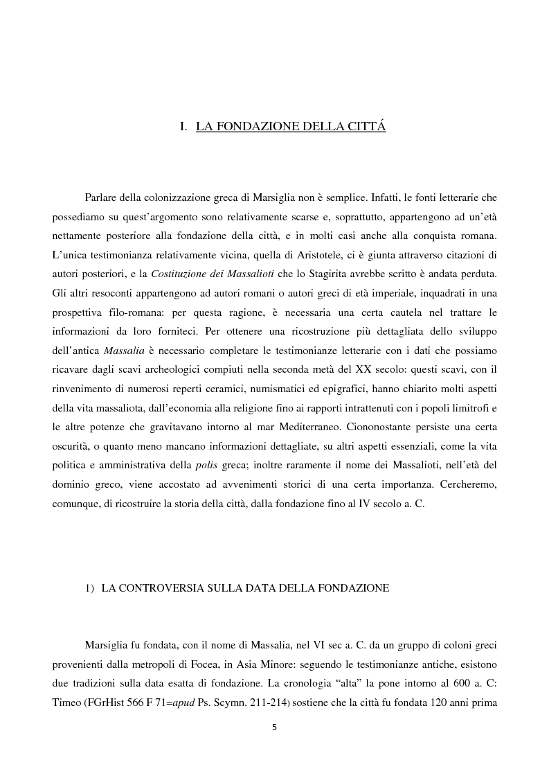 LA FONDAZIONE DELLA CITTÁ Parlare della colonizzazione